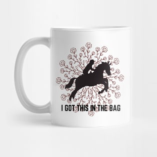 Horse Riding Floral Look Mug